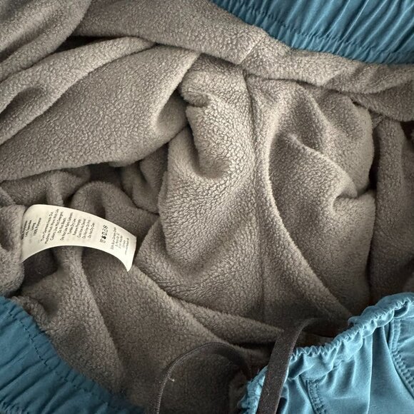 Eddie Bauer Fleece Lined Jogger Pull On Pants Womens Size 12 Teal Solid PT-2652 - Picture 10 of 13